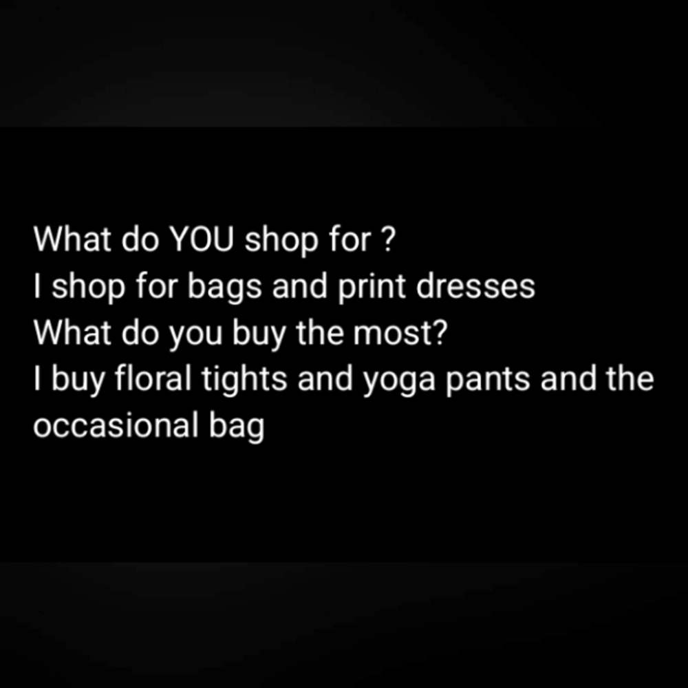 Please share your answers! ♡